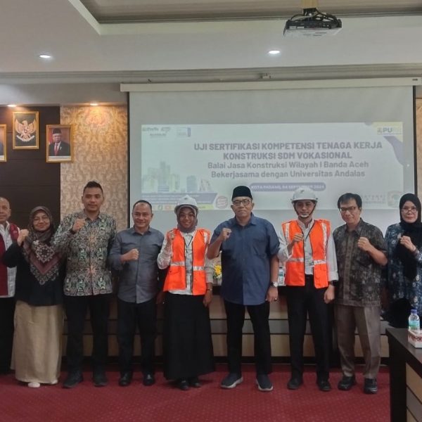 Fakultas Teknik Unand Laksanakan Uji Kompetensi Naker Konstruksi
